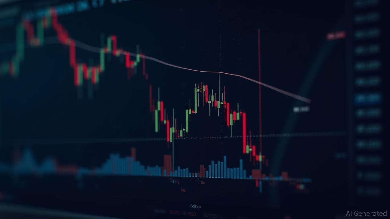 American Strategic's 15min chart triggers Bollinger Bands Narrowing, Bearish Marubozu signal.