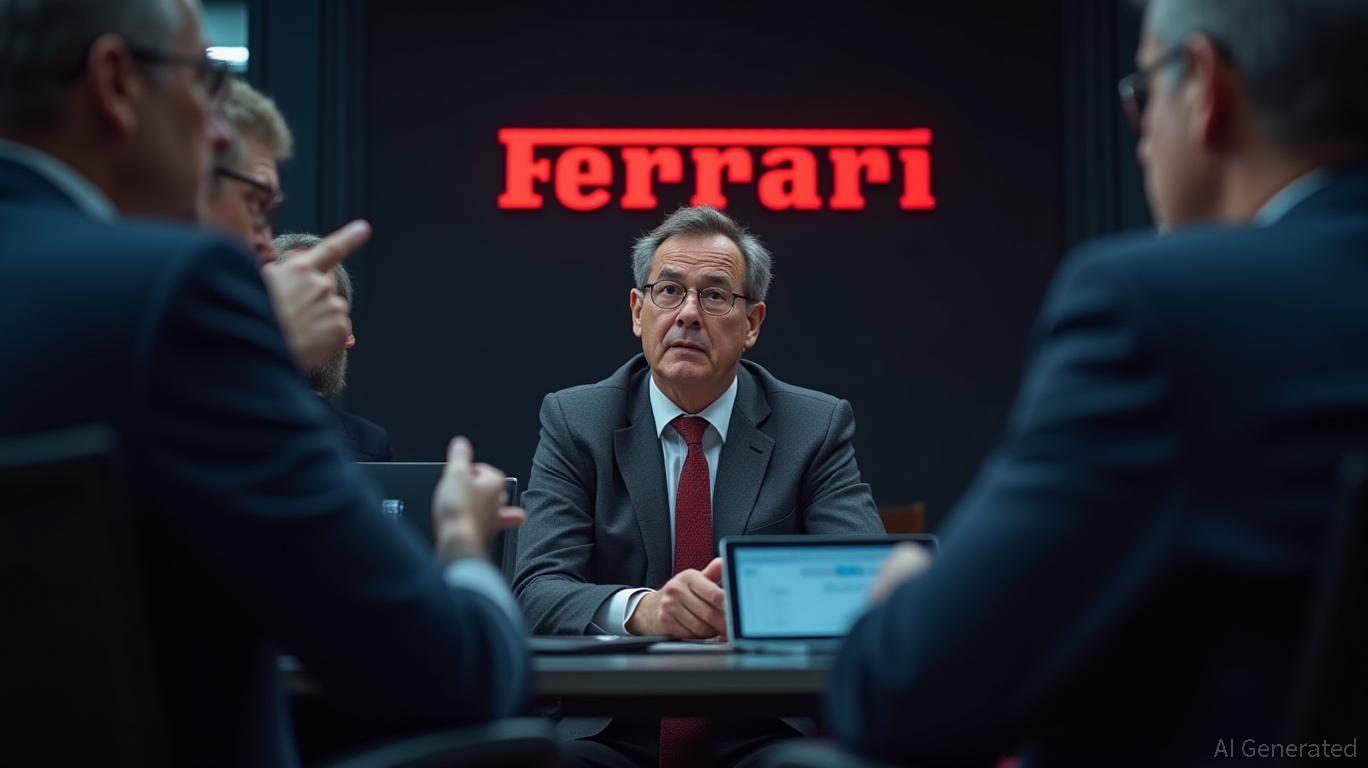 Ferrari shares extend drop to 14% in largest decline since 2016