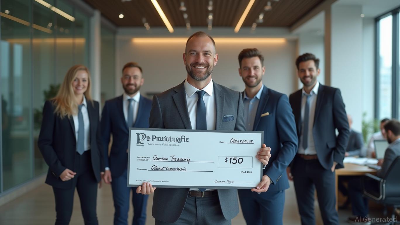 Prestige Wealth Inc Secures $150M Financing for Aurelion Treasury