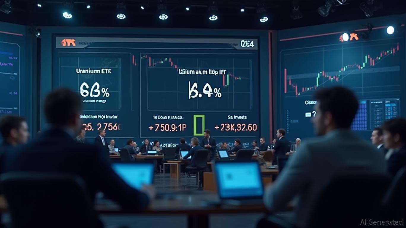 Uranium ETF Leads Gains, Lithium ETF Lags Behind