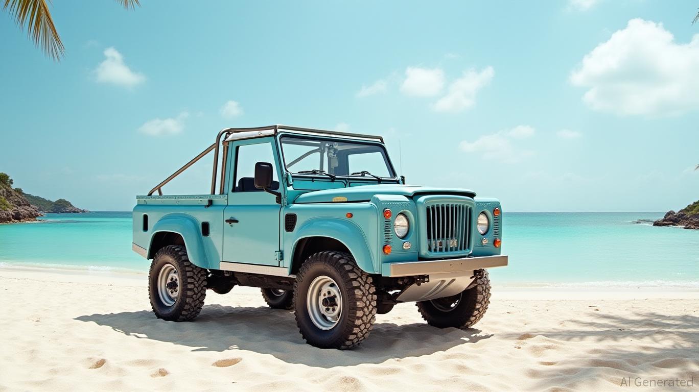 Lotus Baby Blue Land Rover Defender 110: A Coastal Classic Built for Nantucket