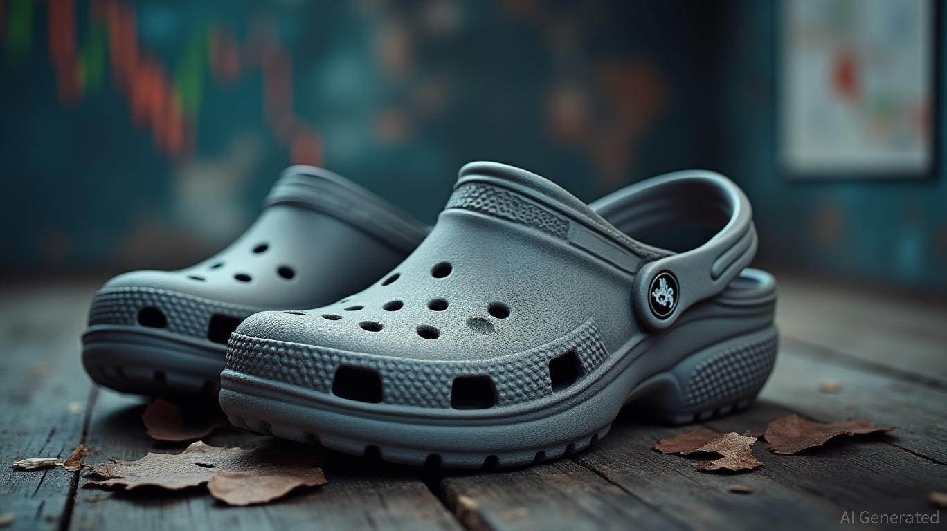 Crocs Stock Down Amid Tariffs and Weak Demand, Potential for Upward Momentum Ahead.