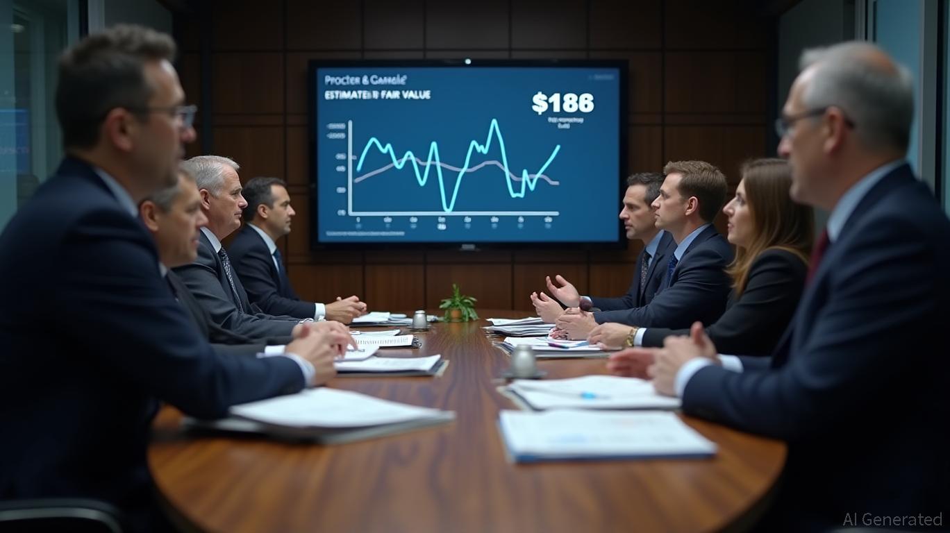 Procter & Gamble's Fair Value Estimate: US$186, Analyst Target US$169, and Current Share Price US$150.