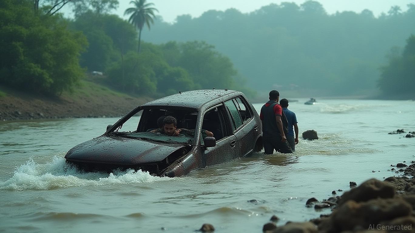 Jharkhand Dam Tragedy: Three Drown, One Missing After Car Falls In