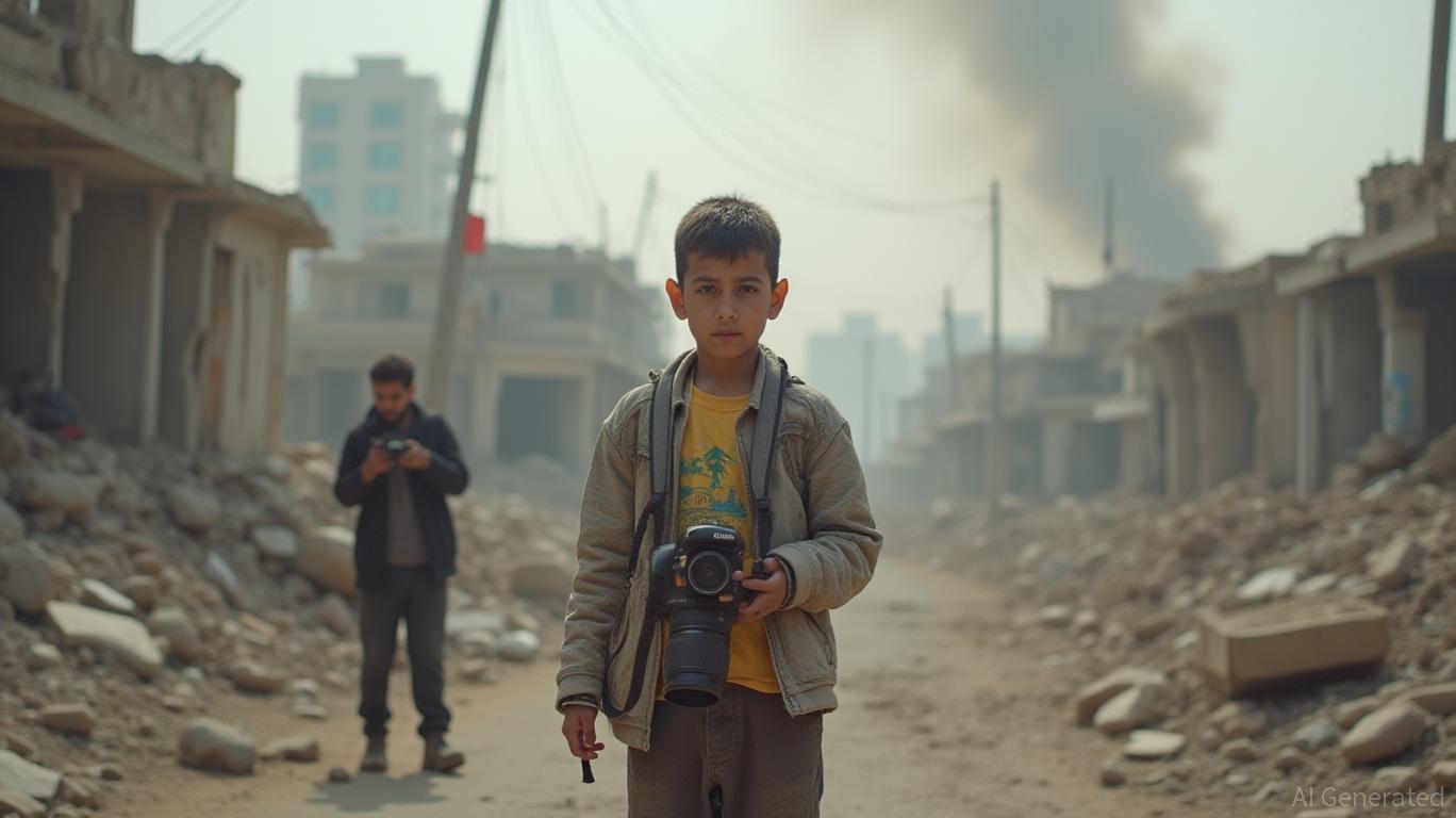 Palestinian Photographers Risk All to Document Gaza's Destruction Despite Israeli Media Blockade