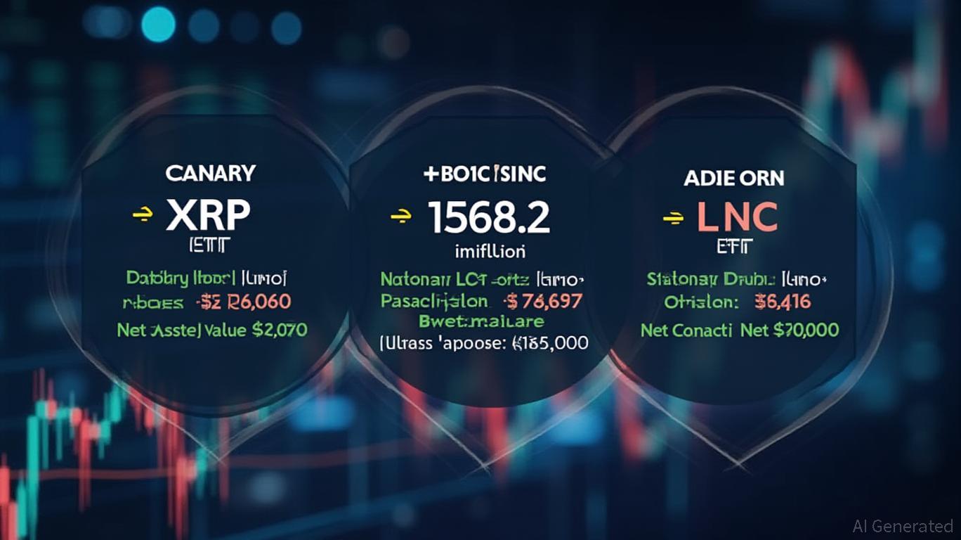 US XRP Spot ETF Sees Net Inflow of $15.82mln on Nov 19; HBAR Spot ETF