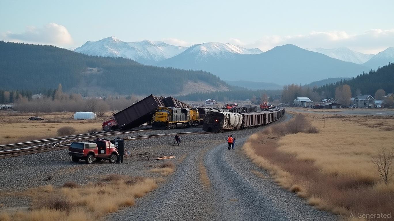 Multiple train cars derail east of Cranbrook, B.C., prompting evacuations of nearby properties.
