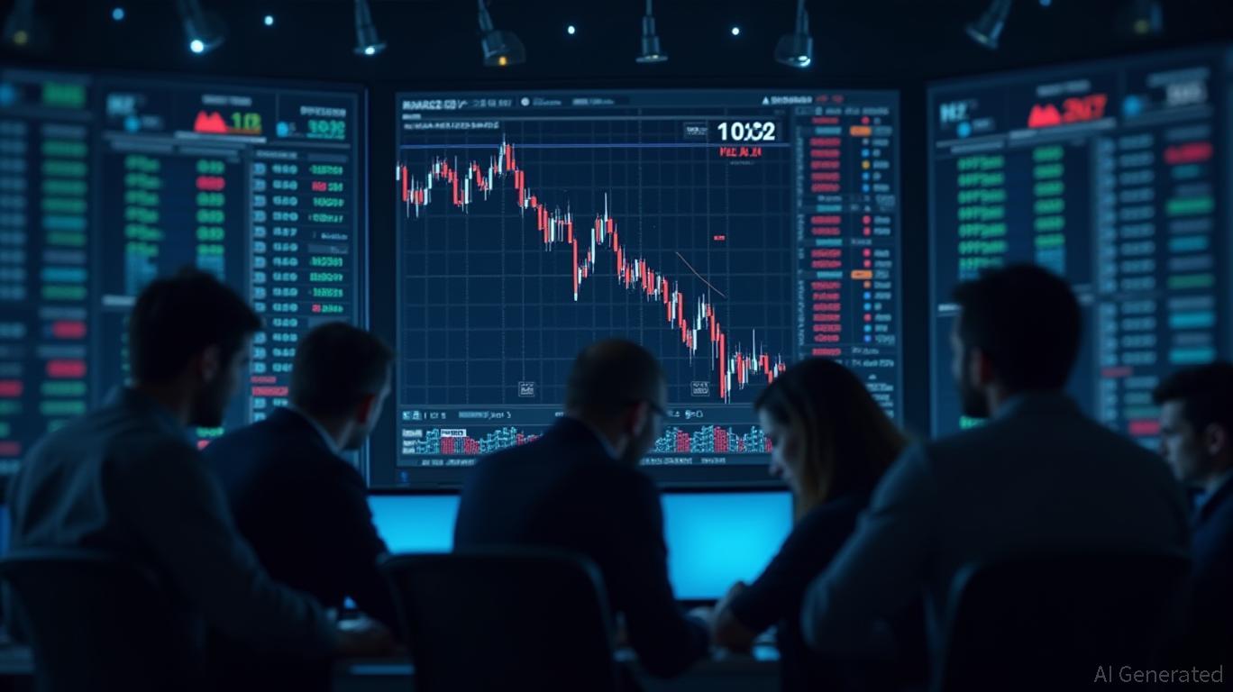 Mastercard's 15min chart shows MACD Death Cross, Bollinger Bands Narrowing, KDJ Death Cross.