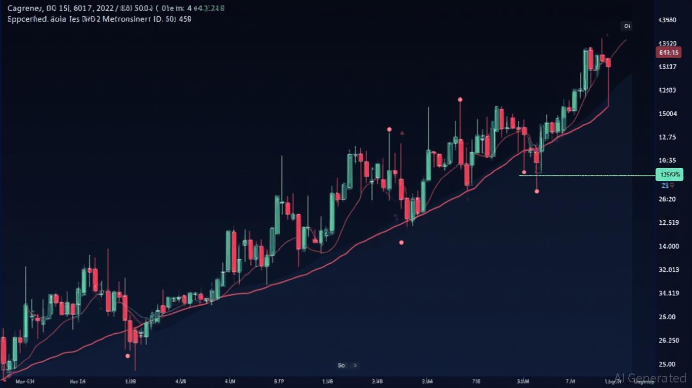 Enanta's 15min chart shows KDJ Golden Cross, Bullish Marubozu Pattern