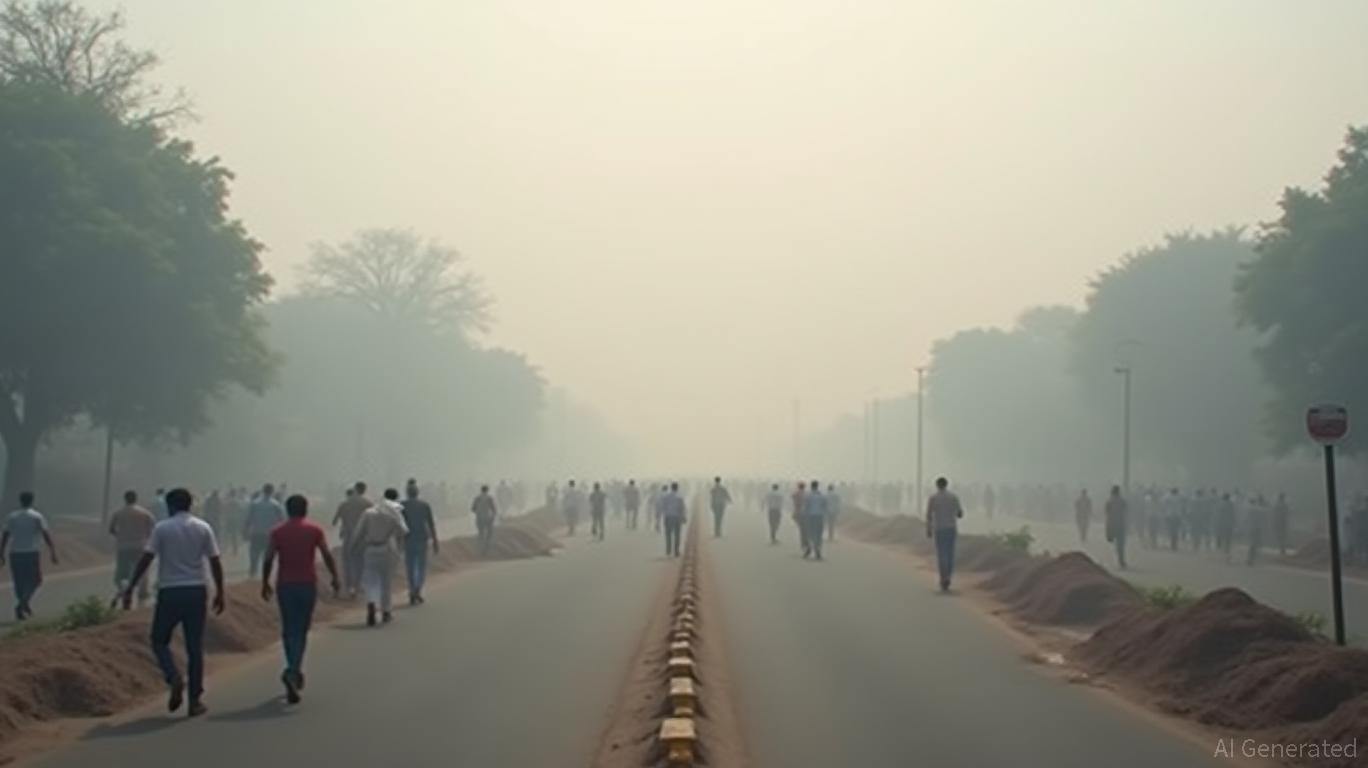 Delhi Enveloped in Dense Smog as Multiple Areas Record 'Severe' AQI