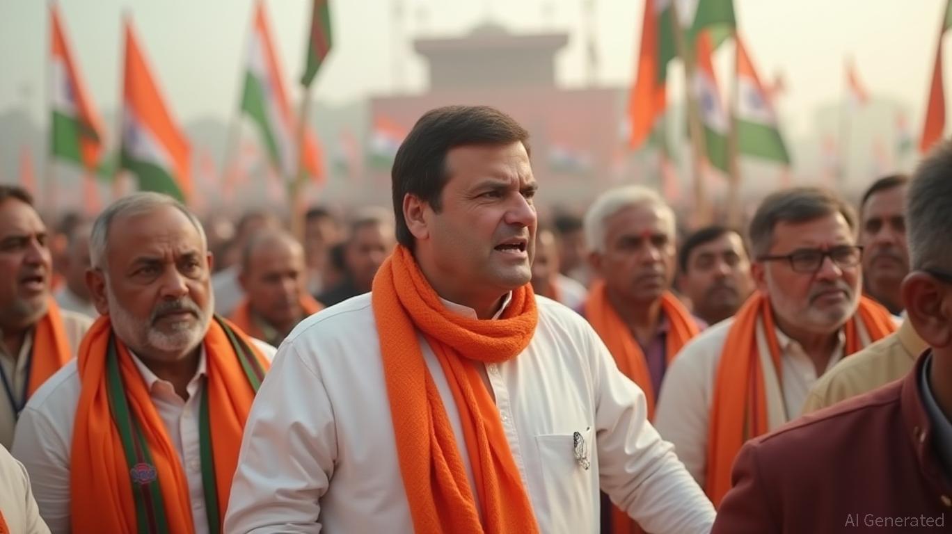 Congress Holds Rally at Ramlila Maidan in Delhi Amid "Vote Chori" Campaign Over SIR Issue.