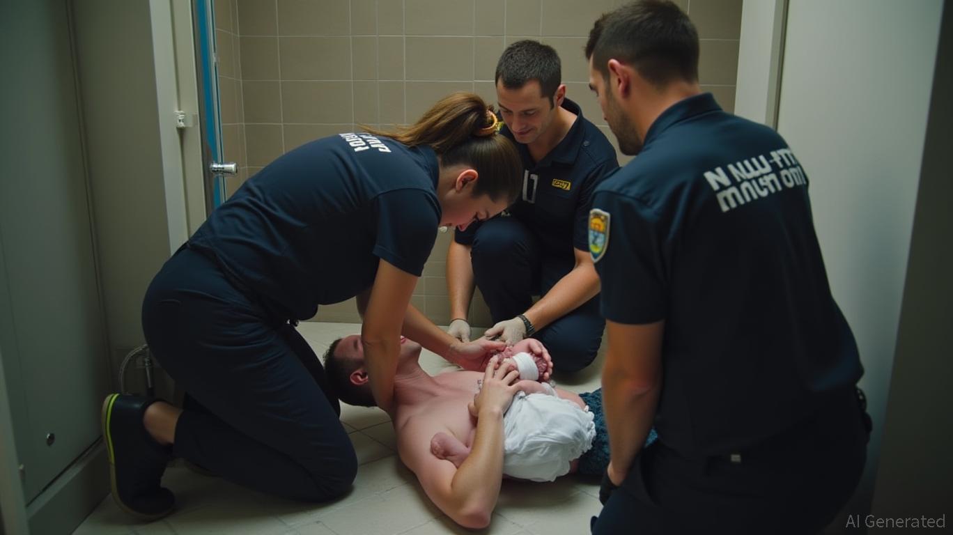 Unforeseen Delivery: Paramedics Reunite with Baby Born in Ensuite