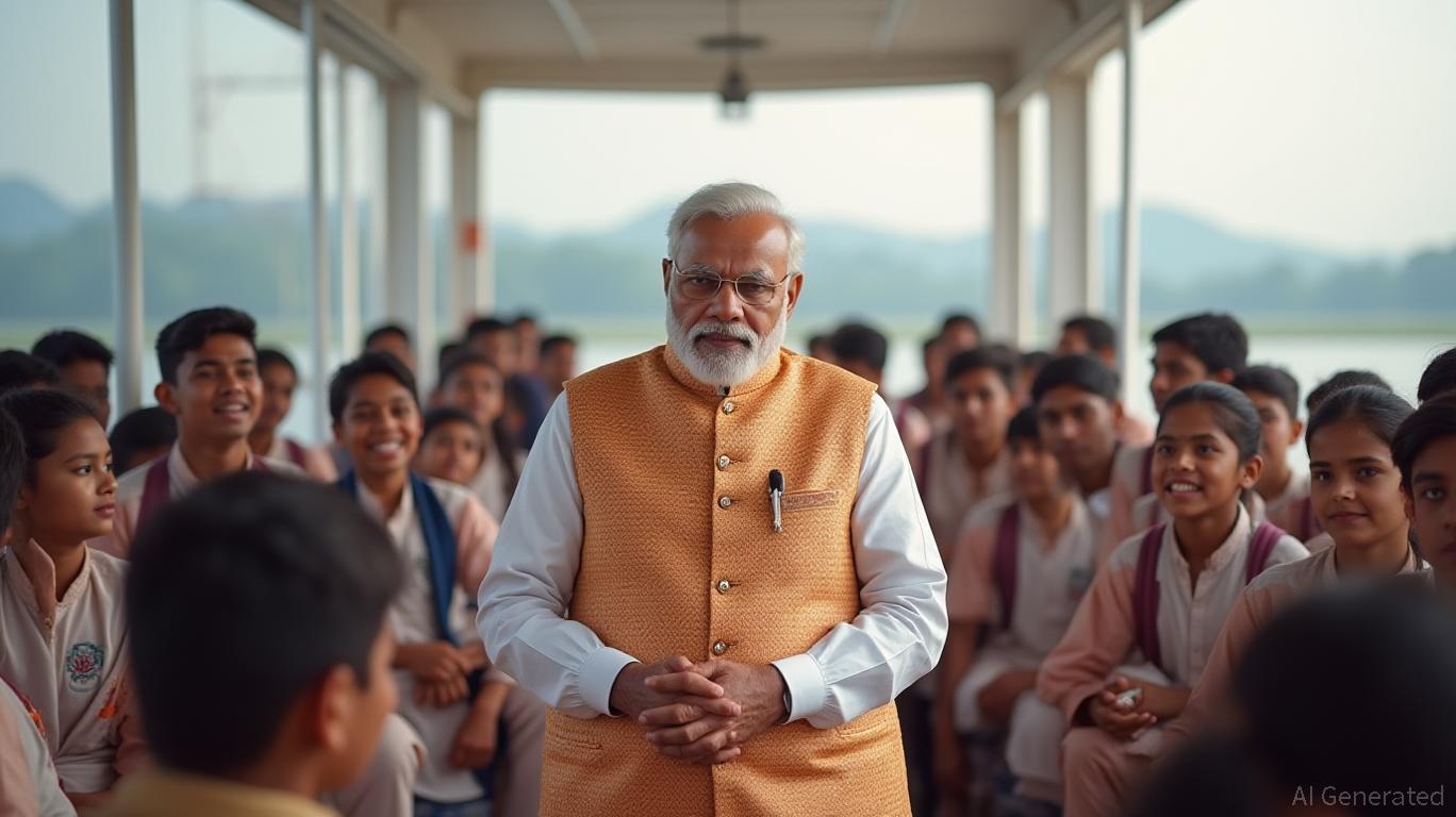 PM Interacts with Students on Brahmaputra River Cruise During Assam Visit