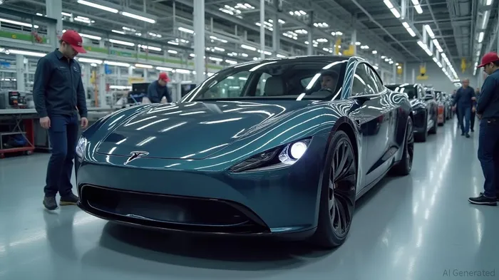 Tesla says the first Cybercab just rolled off the production line at Gigafactory Texas