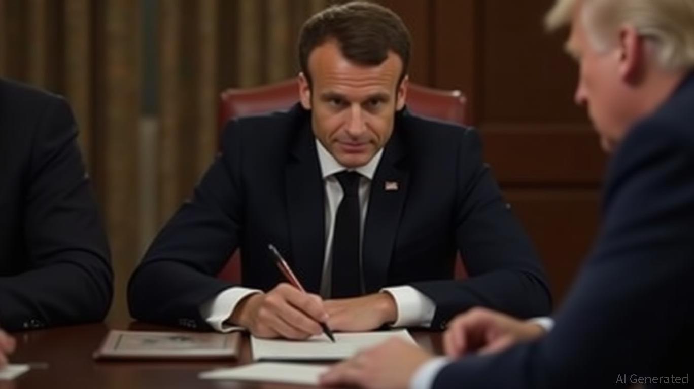 French President Emmanuel Macron wrote to Donald Trump asking his US counterpart to lift sanctions imposed on officials including former European Union Commissioner Thierry Breton