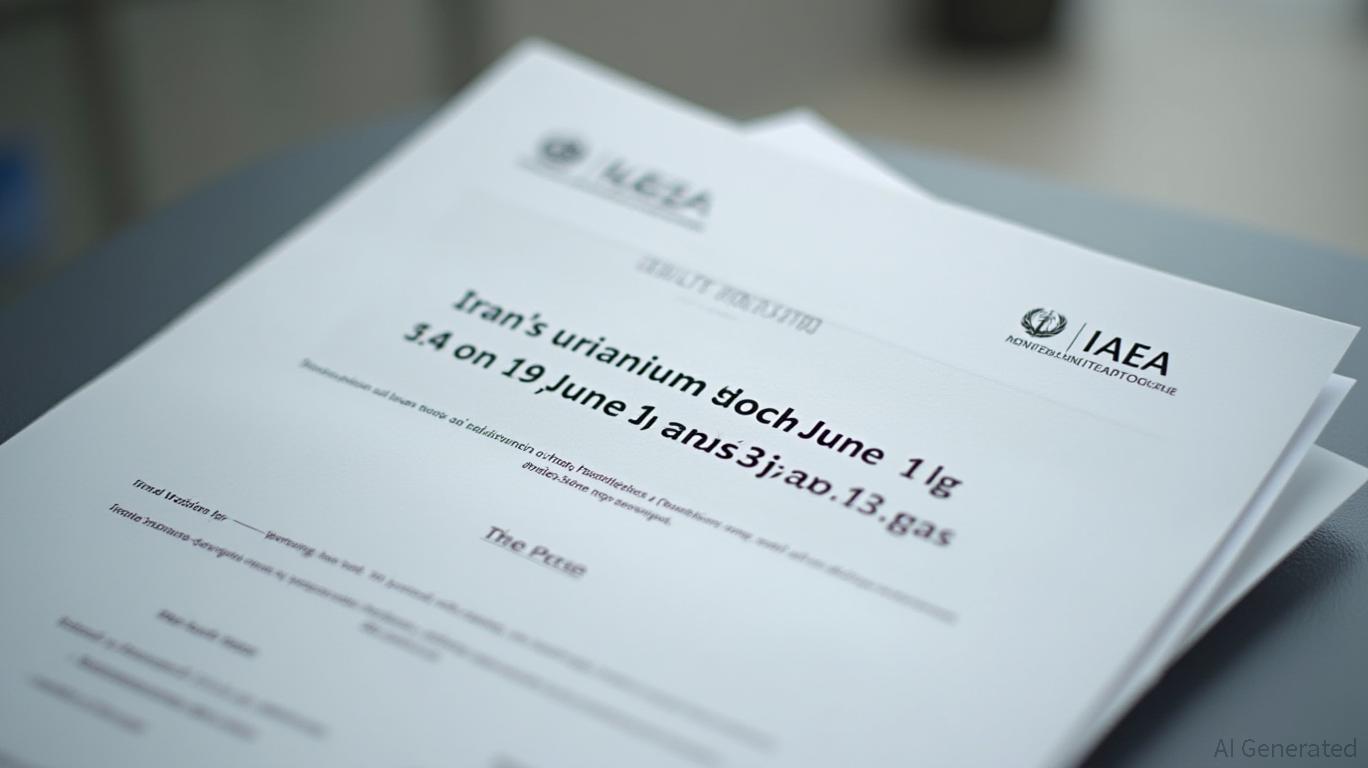 IAEA report - reiterates previous reports' finding that on June 13, when Israel launched attacks, Iran's stock of enriched uranium is estimated to have been 9,874.9 kg