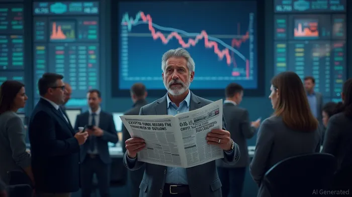 Crypto investments are facing intense pressure: crypto funds have recorded five straight weeks of outflows, the longest streak since their inception