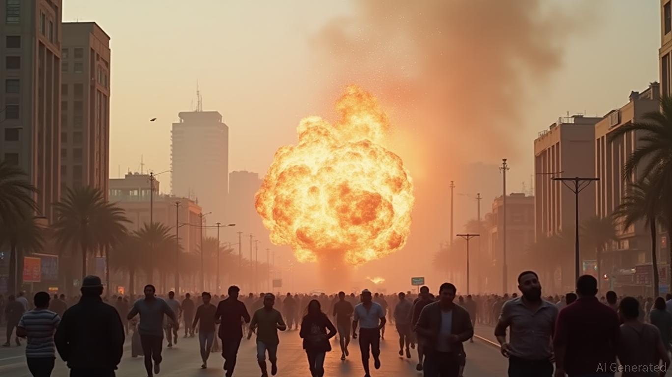 Multiple explosions heard in the sky above Doha