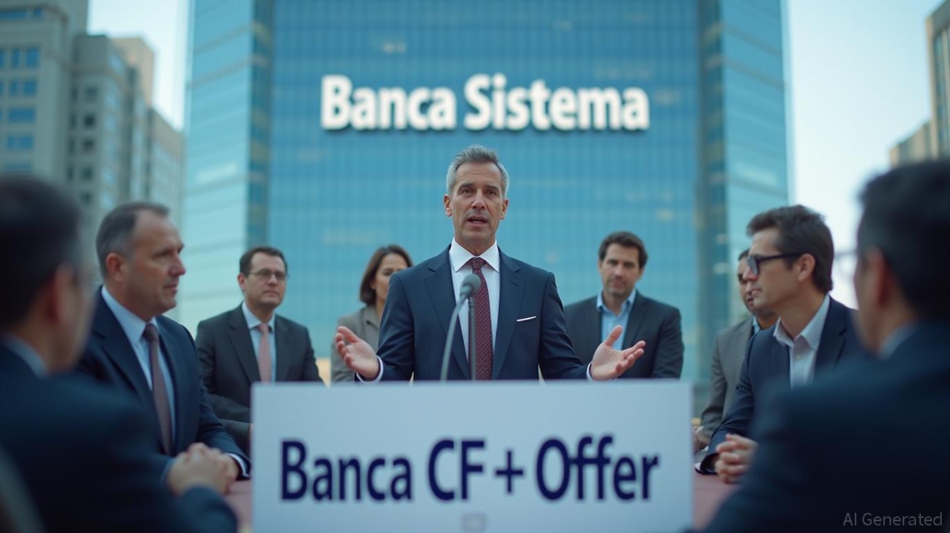 Banca Sistema says 70.7% of capital tendered to Banca CF+ offer