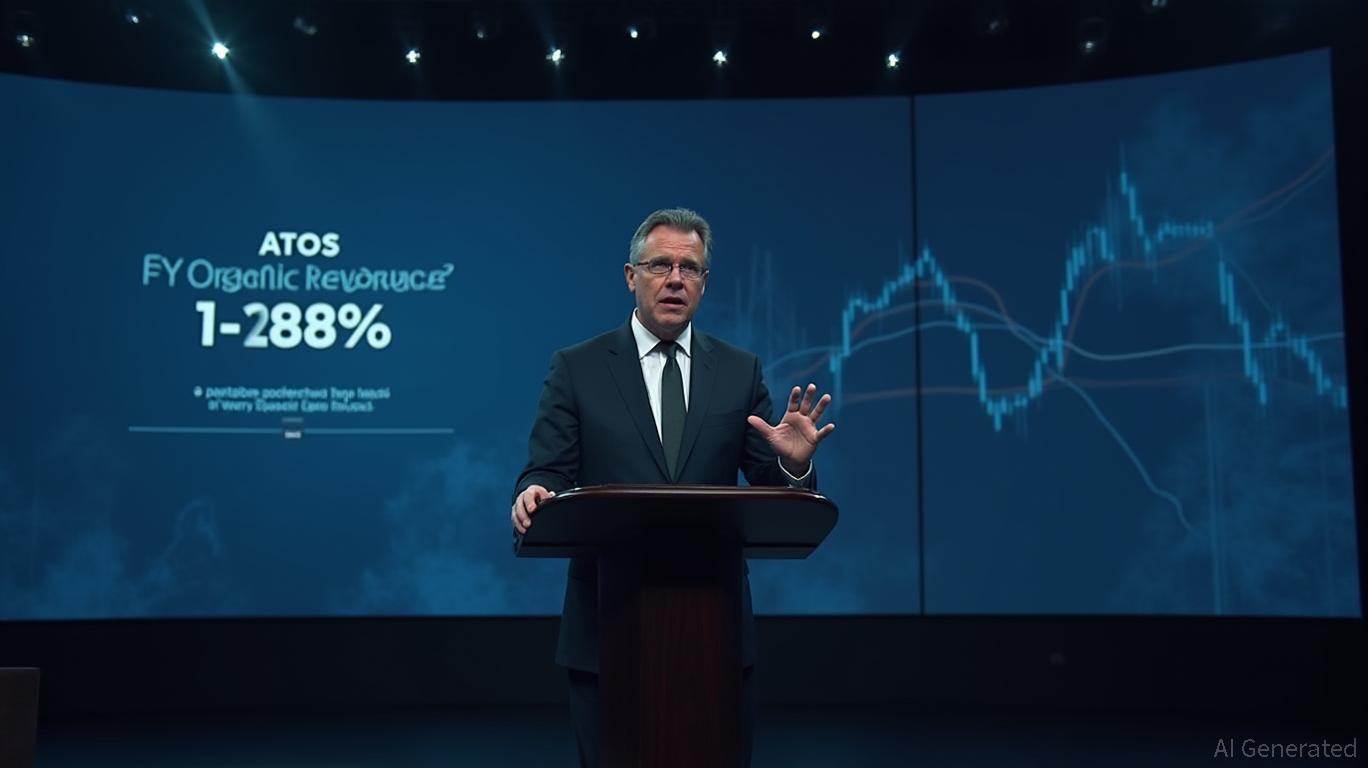 Atos FY organic revenue -1,282%
