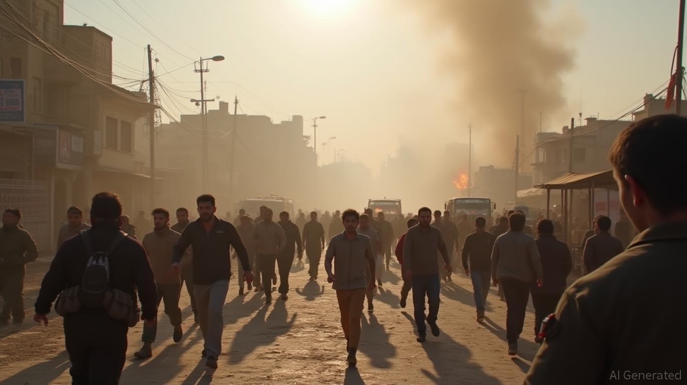 Air raid sirens in Jerusalem