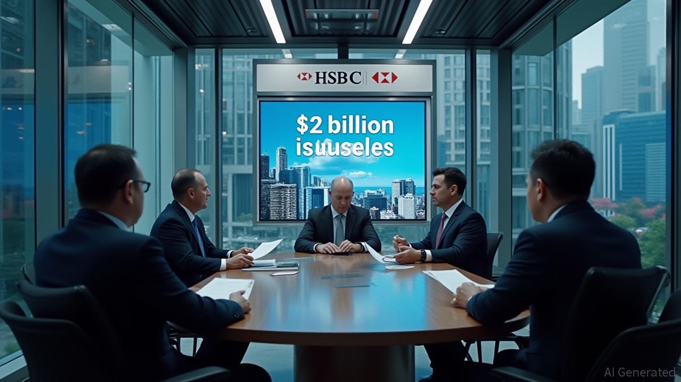 HSBC issued $2 billion in senior unsecured notes with a 4.398% rate, both fixed and floating, payable by 2030.