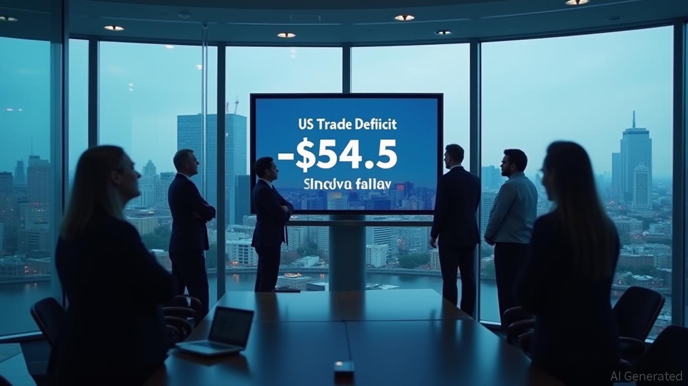 US trade deficit narrowed to -$54.5 billion in January, lowest since October