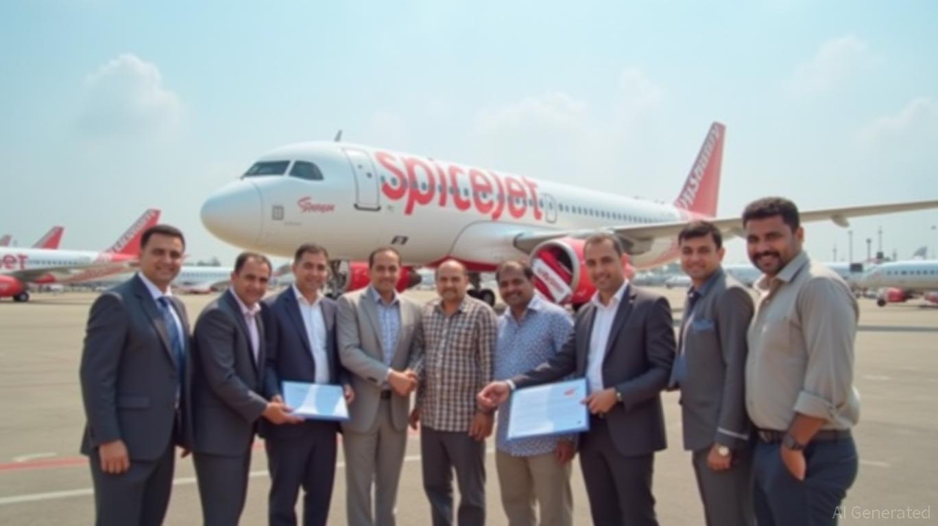 SpiceJet Ltd - to induct three Airbus A320 aircraft; ungrounds another Boeing 737 Max