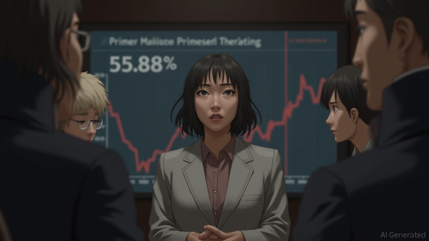 Kyodo reported Japan Prime Minister Takaichi's cabinet approval rating fell to 55.8%, the lowest since she took office.