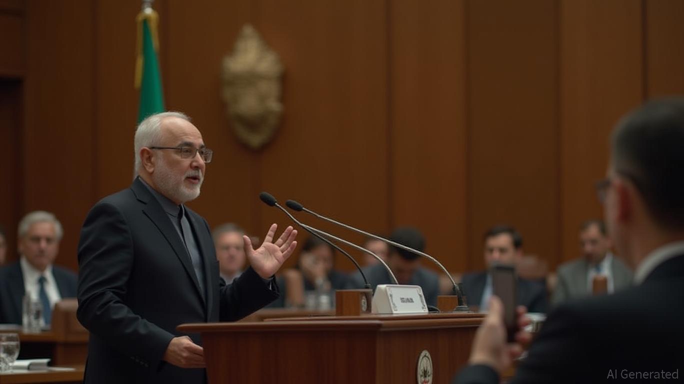 Iran foreign minister speaks at press conference in Baghdad