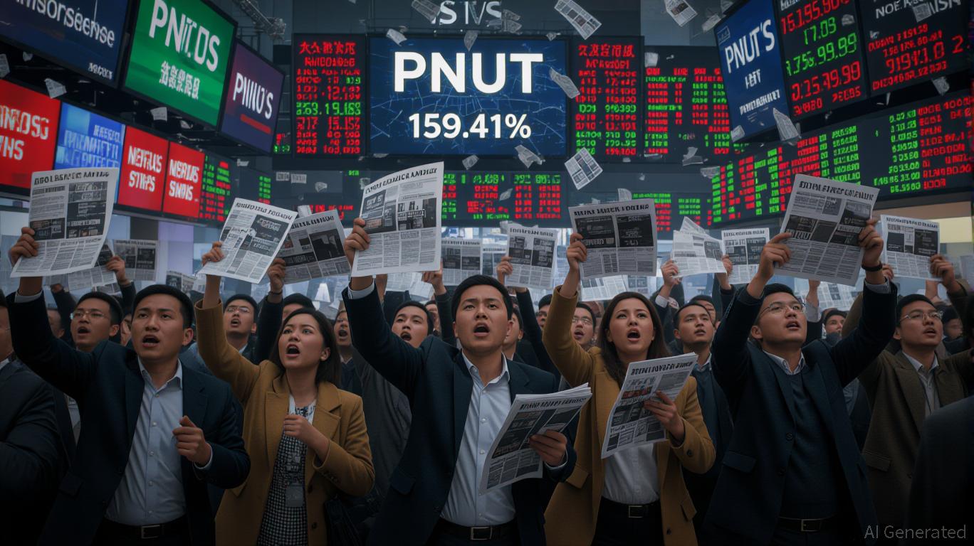 PNUT -159.41% in 24 Hours Amid Short-Term Volatility