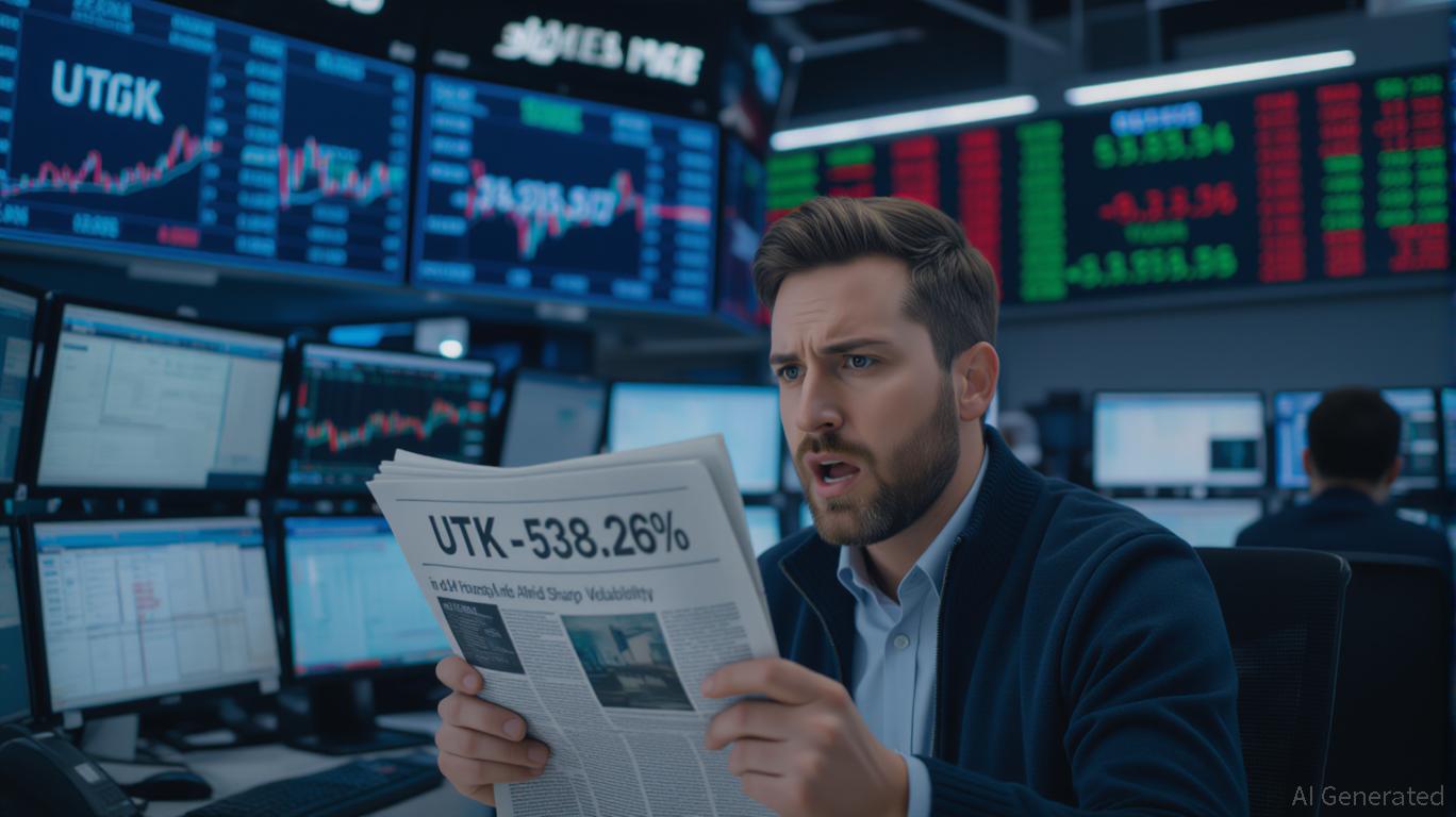 UTK -538.26% in 24 Hours Amid Sharp Volatility