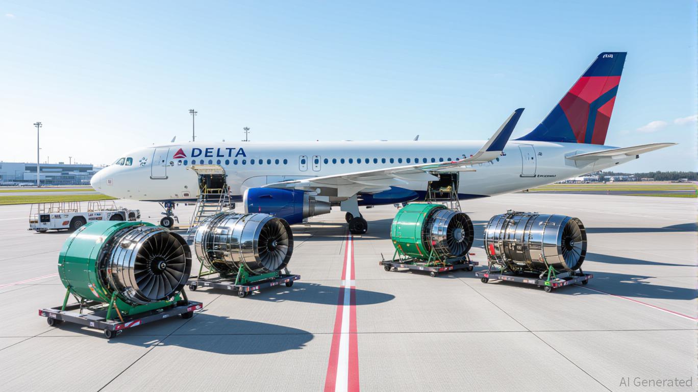 Airlines Navigating Tariffs and Supply Chain Crises: Delta's Engine Dismantling Strategy and Its Implications for Aerospace and MRO Sectors