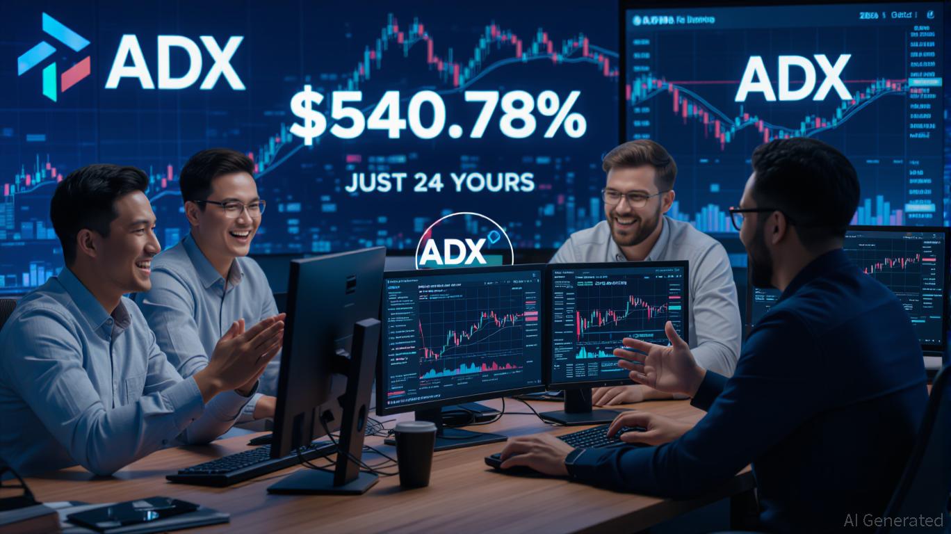 ADX Surges 540.78% in 24 Hours Amid Exchange Listings and Strategic Partnerships