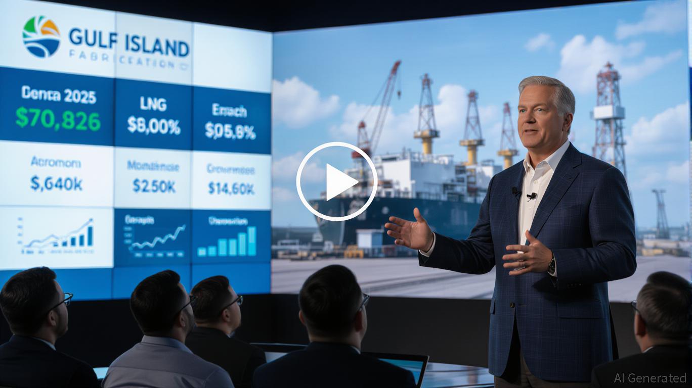 Gulf Island Fabrication's Q2 2025: Navigating Contradictions in LNG Projects, Market Momentum, and Growth Opportunities