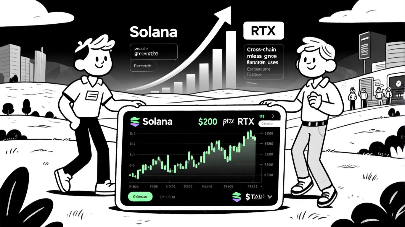 Why Solana's Stability at $200 May Be a Distraction from the High-Potential RTX Presale Opportunity