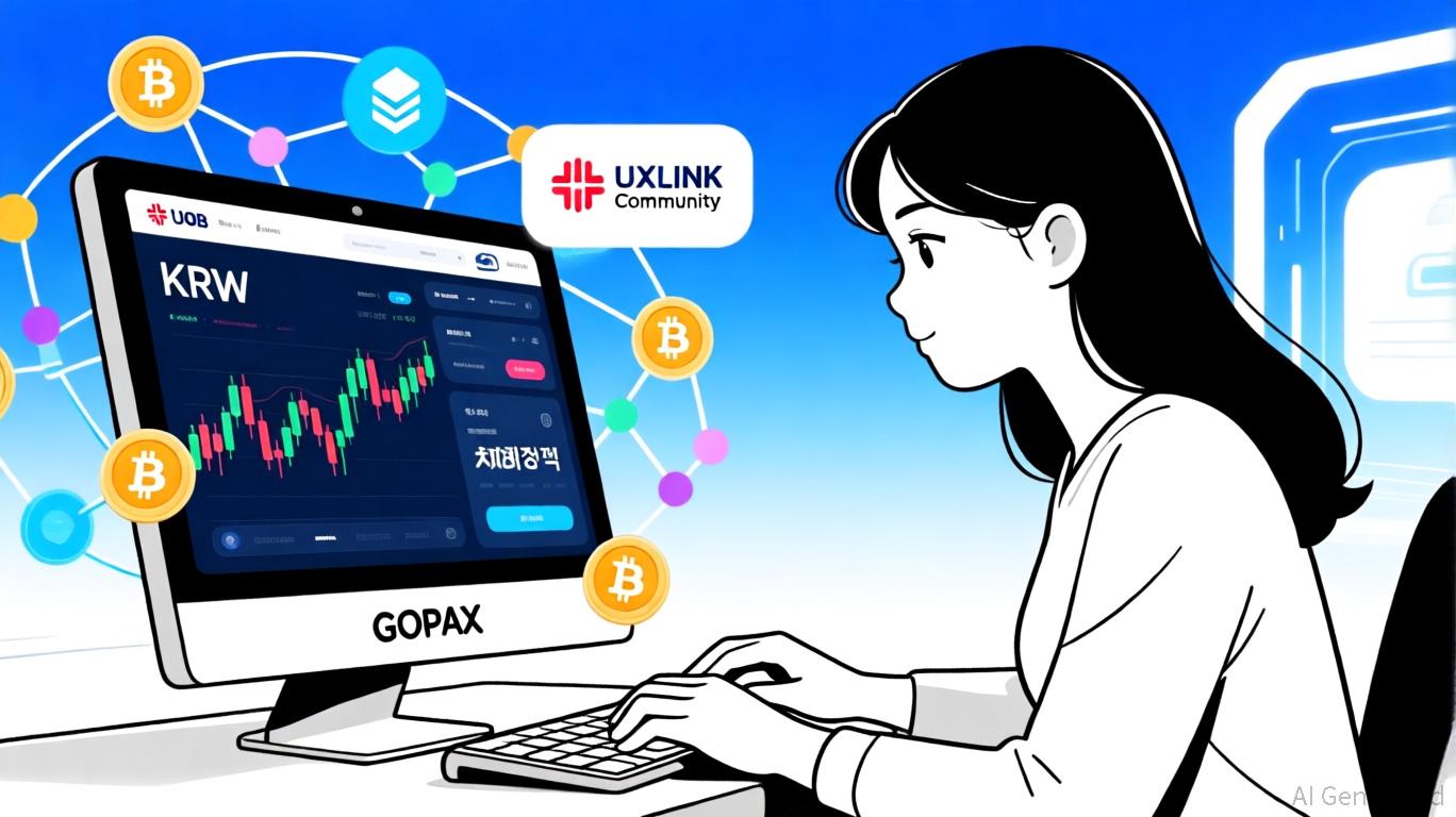 UXLINK's Emerging Role in South Korean Crypto Markets: Strategic Implications of GOPAX Listing for Retail and Institutional Investors