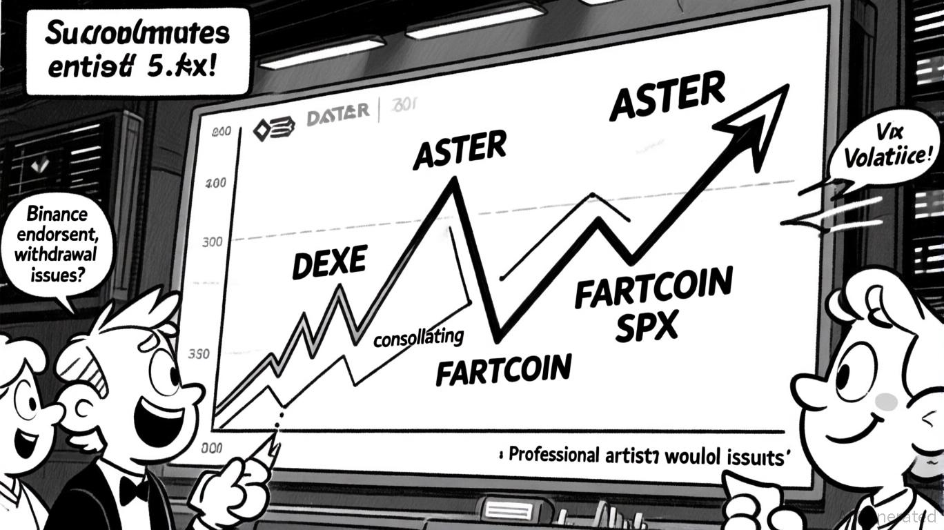 The Rise of Niche Crypto Assets: Evaluating ASTER, DEXE, FARTCOIN, and SPX