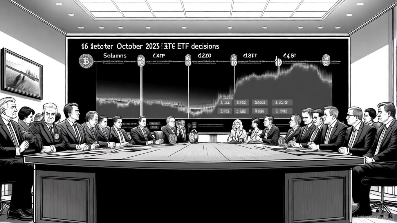SEC's October 2025 ETF Decisions: A Regulatory Catalyst for Institutional Adoption in Crypto Markets