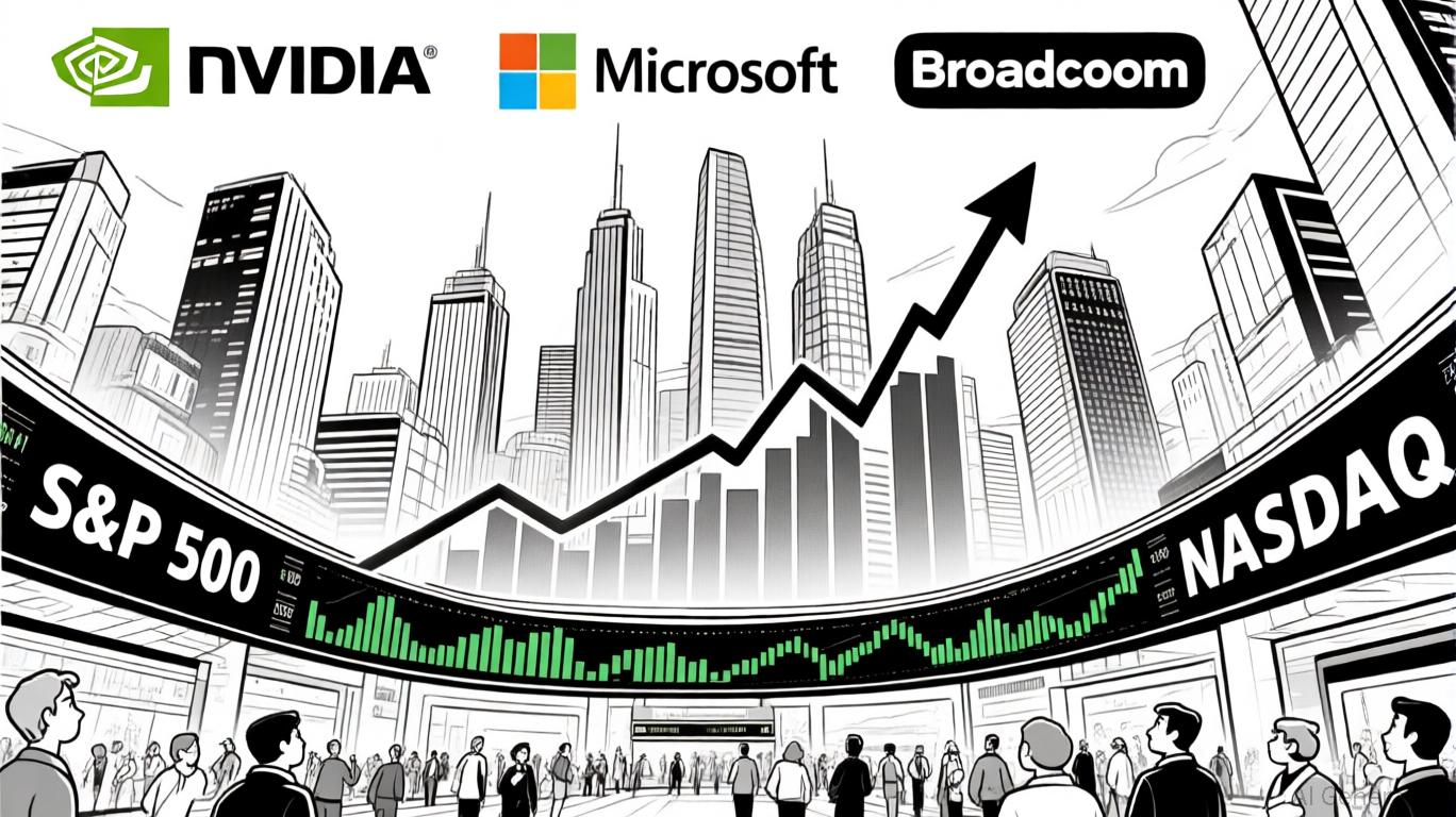 Strategic Positioning in AI-Driven Tech Stocks: Navigating the S&P 500 and Nasdaq in 2025