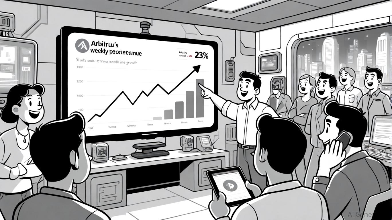 Arbitrum's Surge in Weekly Chain Revenue: How Blockchain Scalability and L2 Adoption Fuel Long-Term Value Creation