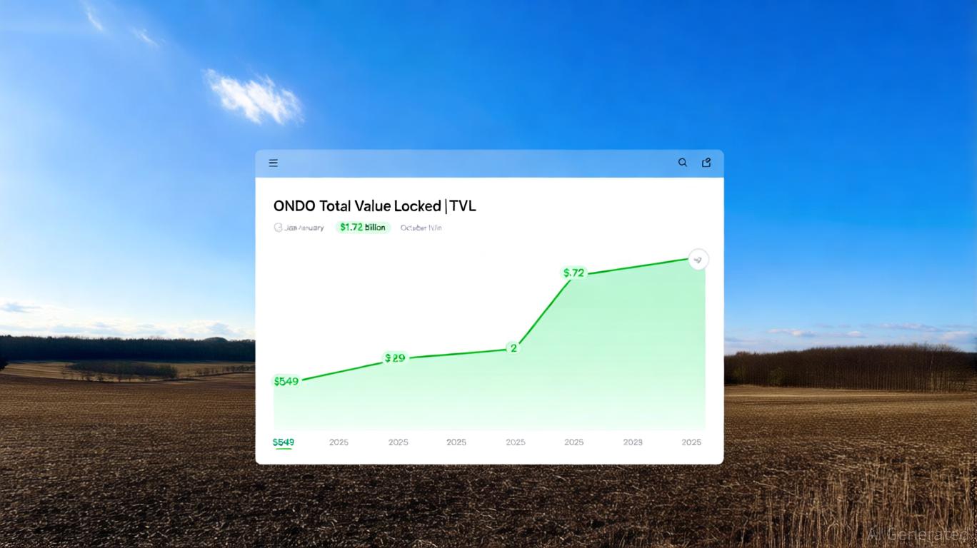 ONDO's Path to $2B TVL and Price Breakout: A Deep Dive into On-Chain Metrics and Market Sentiment