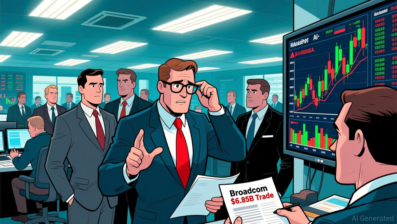 Broadcom's $6.85 Billion Trade Drives 11th-Highest Volume Amid 0.94% Decline As AI Optimism Clashes With Valuation Concerns