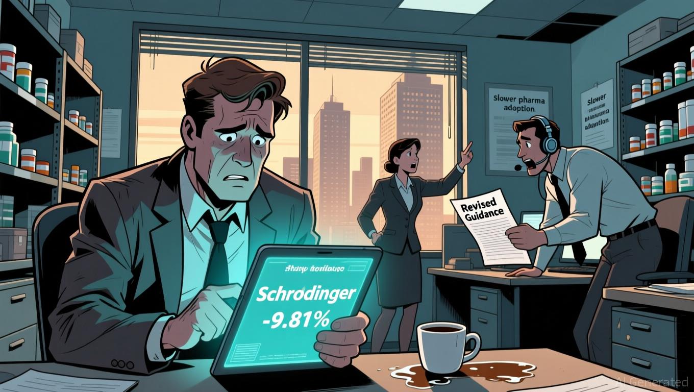 Schrodinger Plunge 9.81% to 2025 Low on Revised Guidance, Slower Pharma Adoption