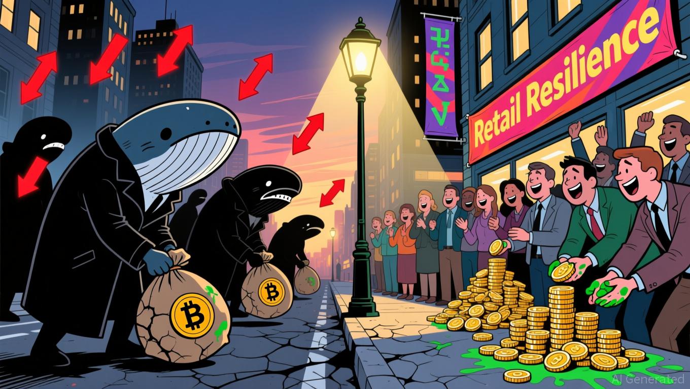 Bitcoin's Whale-Driven Downtrend and the Accumulation Resilience of Retail Investors