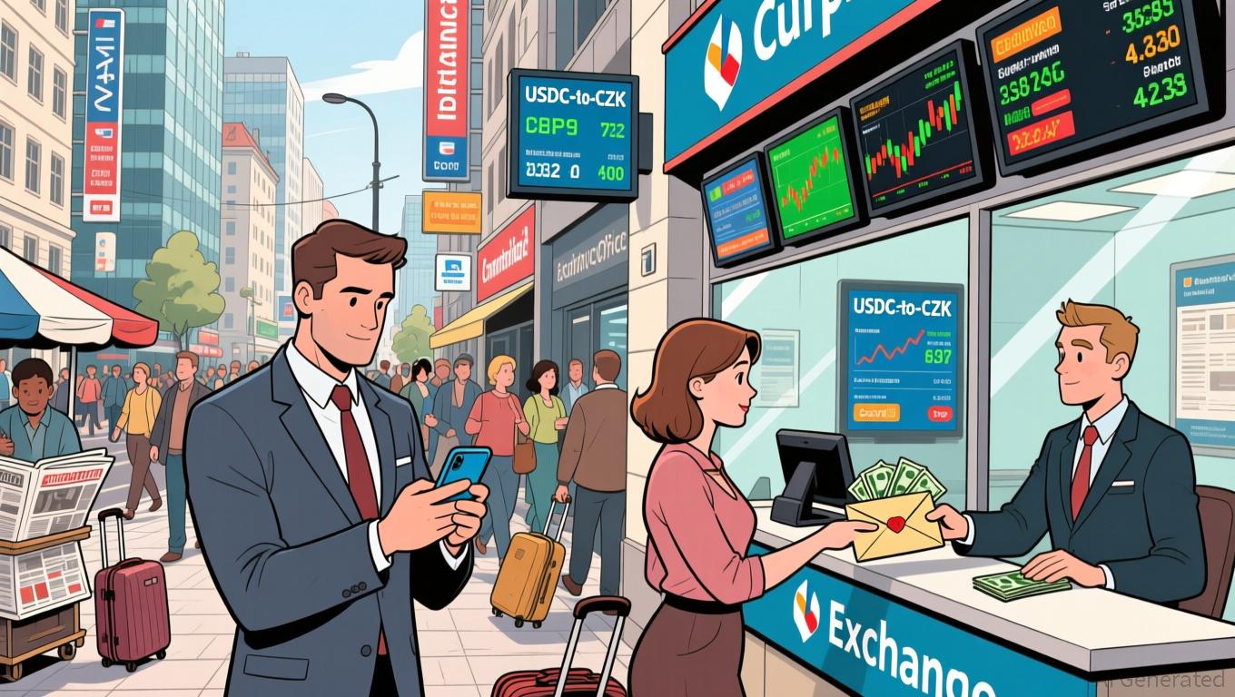 Market Overview: USDC/Czech Koruna (USDCCZK) 24-Hour Technical Analysis