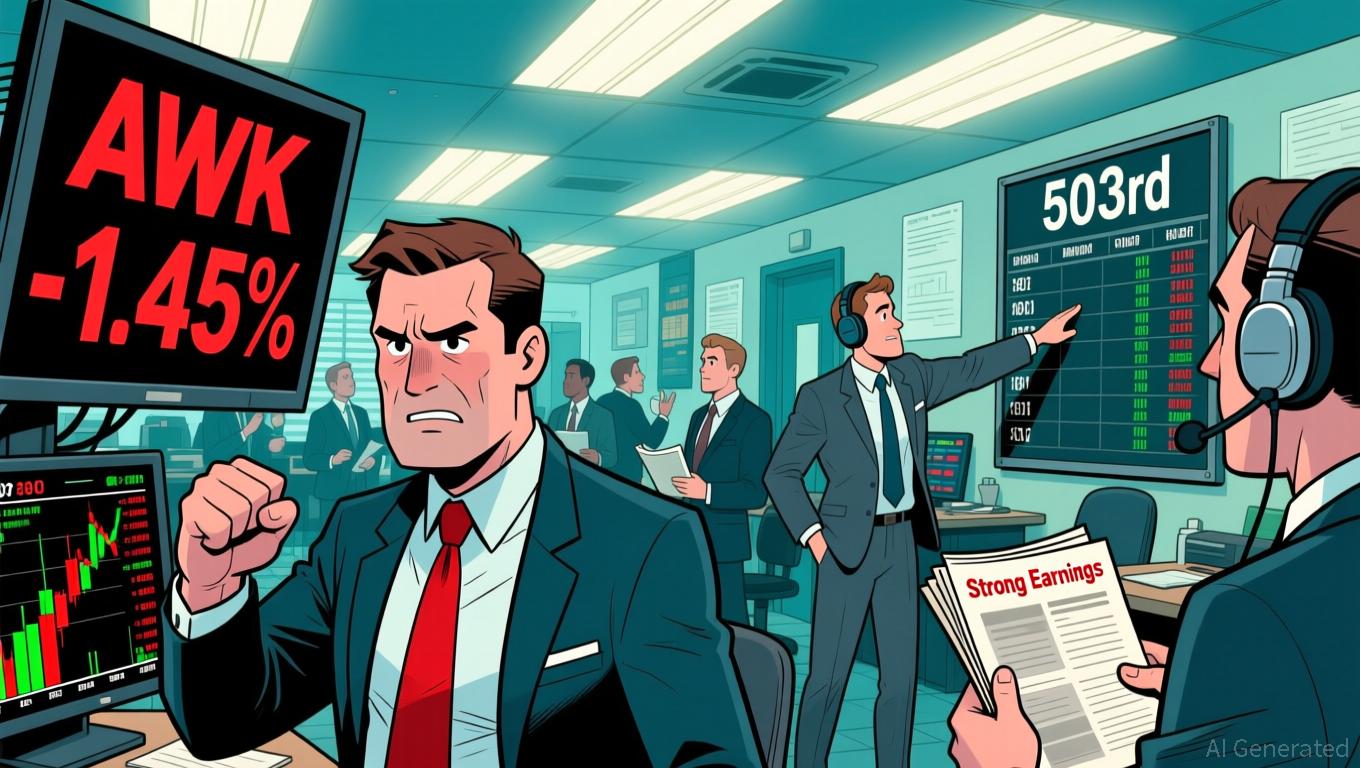 Strong Earnings and Raised Guidance Can't Stem 1.45% Drop as AWK Ranks 503rd in U.S. Equity Volume