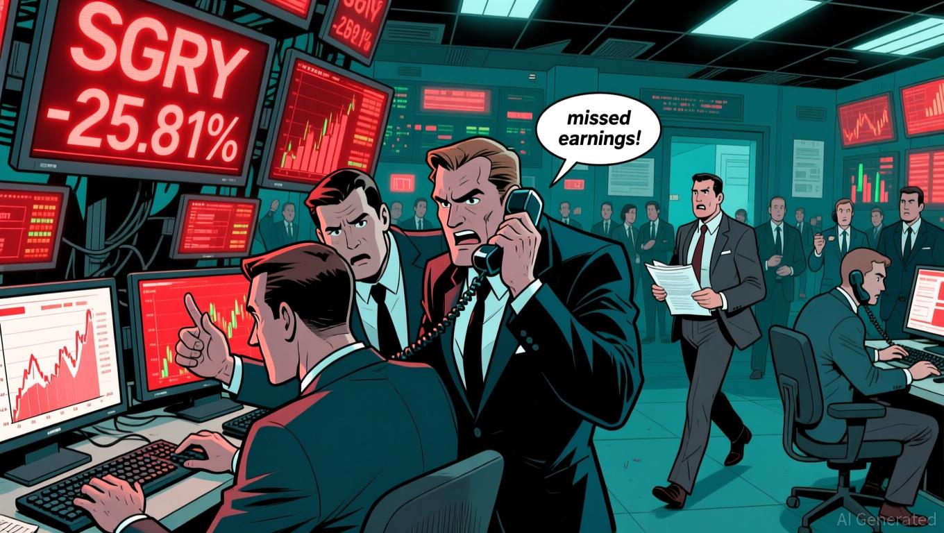 SGRY Plunges 25.81% to 2020 Low as Earnings Miss and Guidance Cut Spark Sell-Off