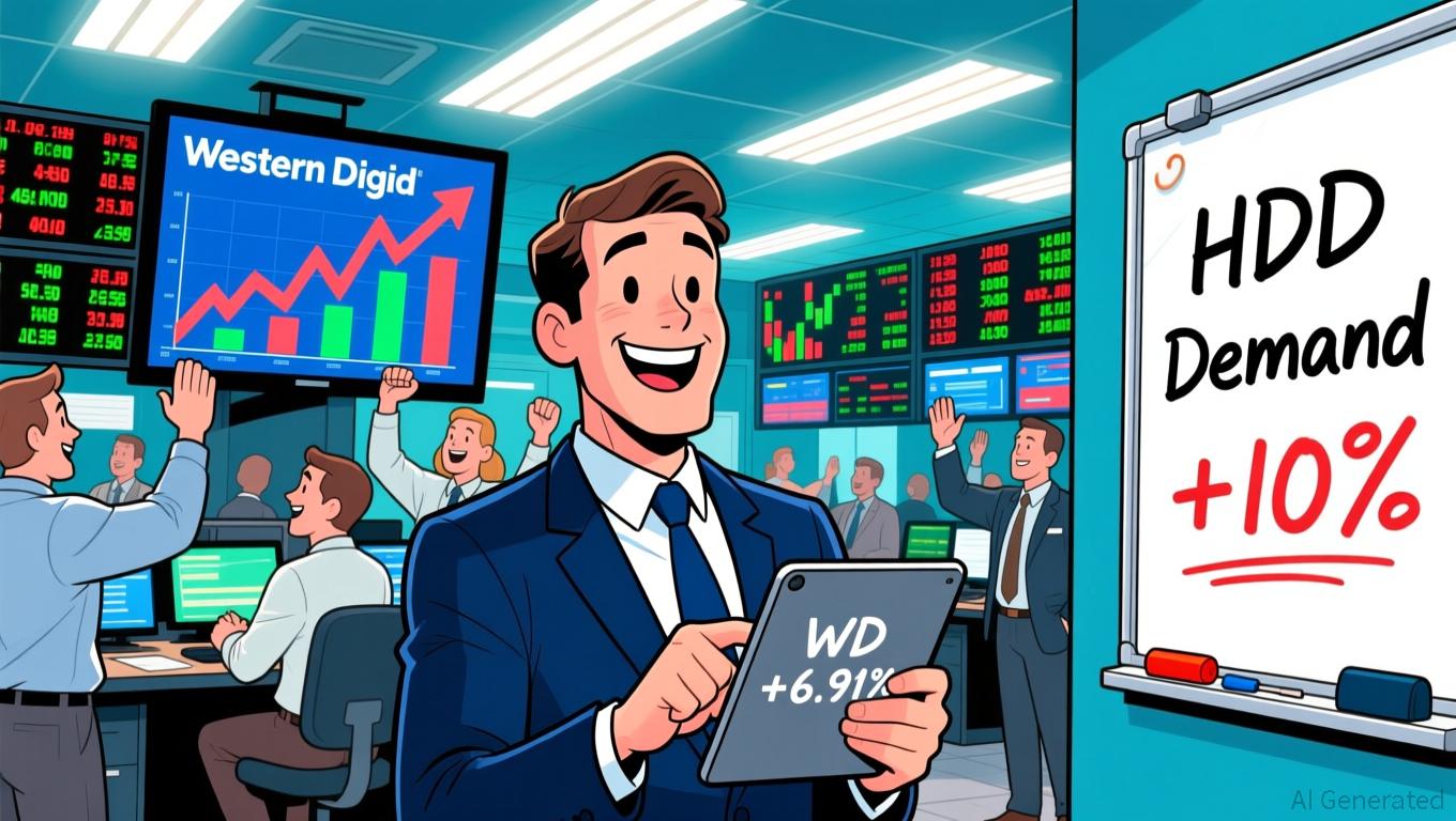 Western Digital Shares Rally 6.91% on 10% HDD Demand Growth Projections