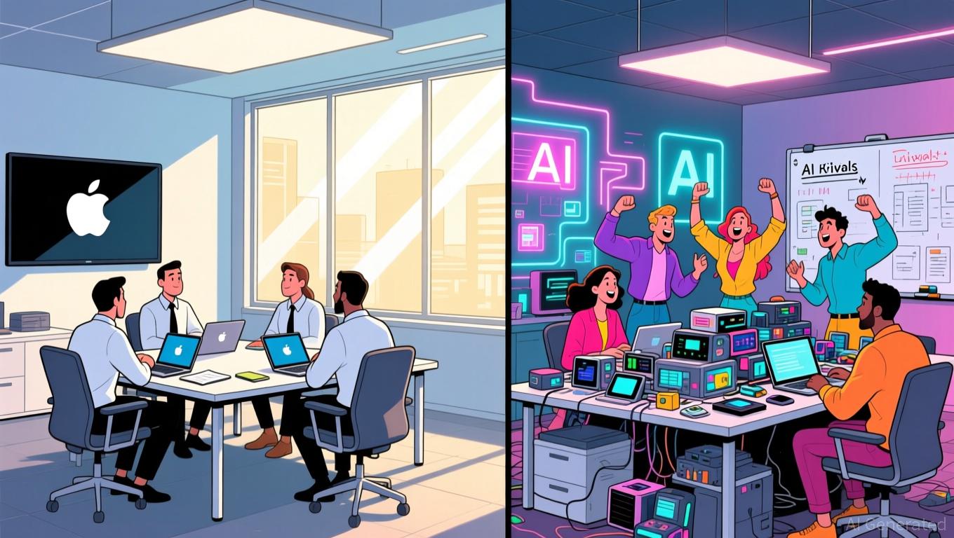 Apple's Strategic Restraint in AI: A Defensive Play in a Volatile Sector?